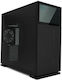 In Win N127 Gaming Middle Tower Carcasă Calculator cu Fereastră Laterală și Iluminare RGB Negru