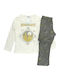 Warner Bros Kids' Pajamas Winter Cotton Ecru