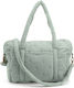 La Redoute Interieurs Shoulder/Hand Diaper Bag Green 29cm.