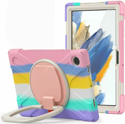 Tech-Protect X-Armor 360 Cover Flip Cover Silicone / Plastic Durable Baby Color (Galaxy Tab A8) TPXACSAMA8