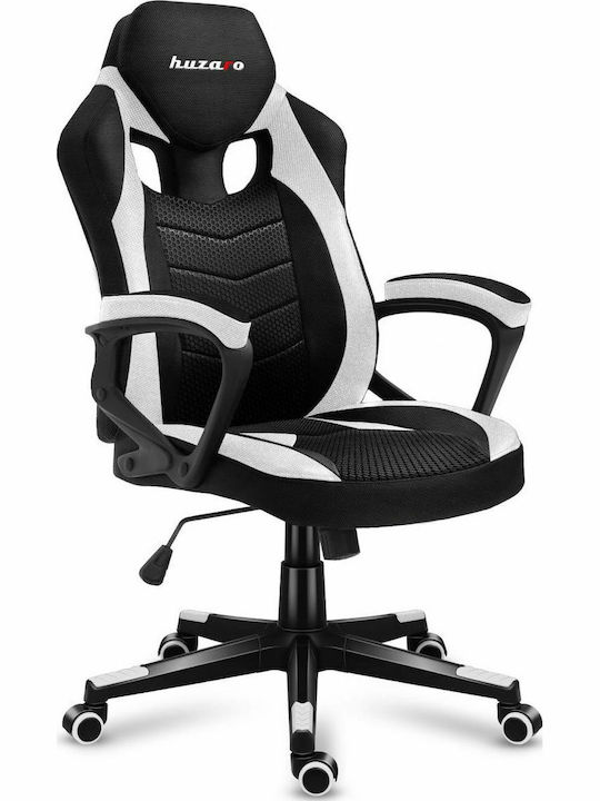 Huzaro Force 2.5 Υφασμάτινη Καρέκλα Gaming Λευκή