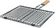 Doppelte Inox Grillroste Antihaft 33x29cm