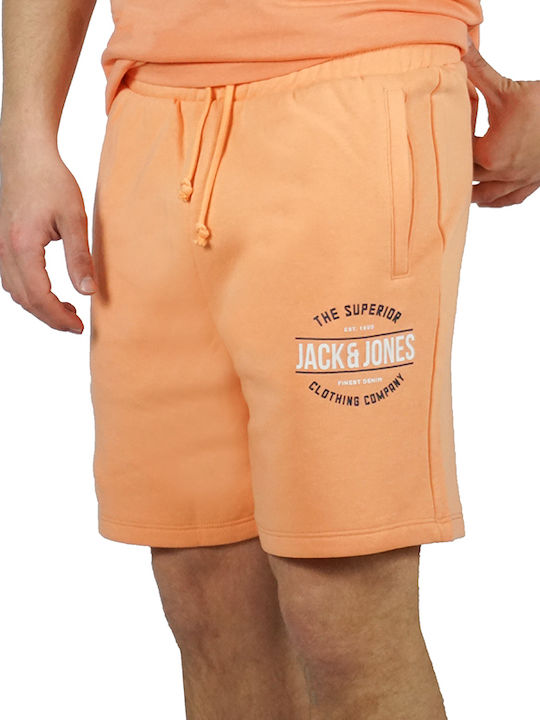Jack & Jones Αθλητική Ανδρική Βερμούδα Πορτοκαλί
