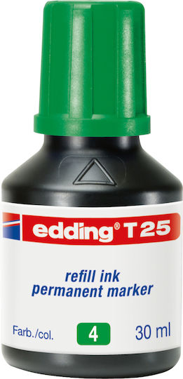 Edding T25 Ersatz- und Füllfederhaltertinten für Marker Grüne 30ml