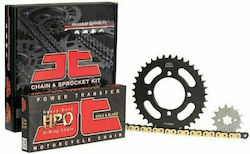 JT Sprockets Σετ Γρανάζια Αλυσίδα για Yamaha Crypton R 115