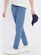Trousers Chino Elastic in Regular Fit Blue