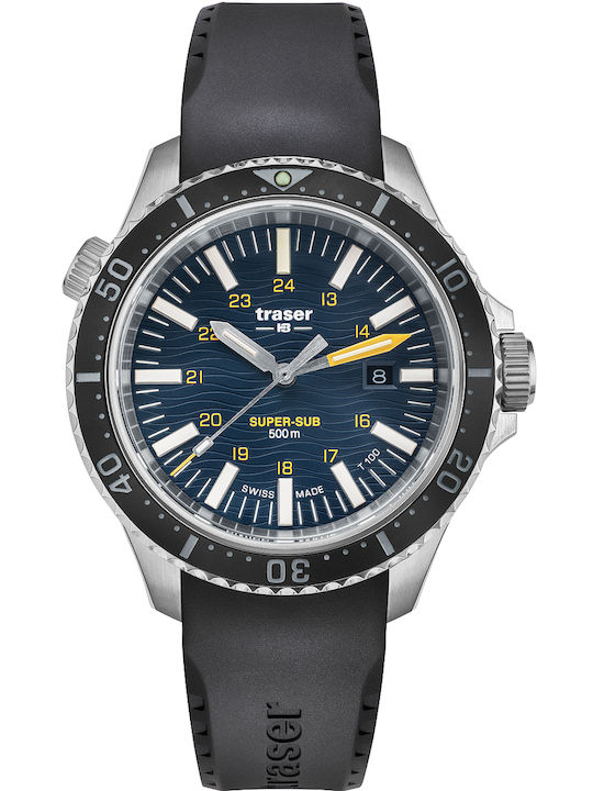 Traser H3 P67 T100 SuperSub Men's Watch 46mm Ba...