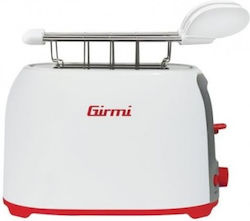 Girmi TP10 Φρυγανιέρα 2 Θέσεων 750W Λευκή
