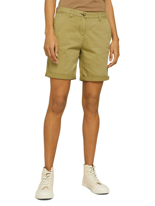 Tom Tailor Women's Bermuda Shorts Khaki