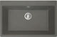 Duralit KZ075 KZ075-450 Drop-In Chiuvetă din Granit Sintetic L76xW50cm Concrete