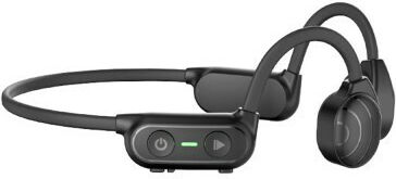 Techly ICC-SH-BONE-BLT Knochenleitung Bluetooth-Freisprecheinrichtung Kopfhörer Schwarz