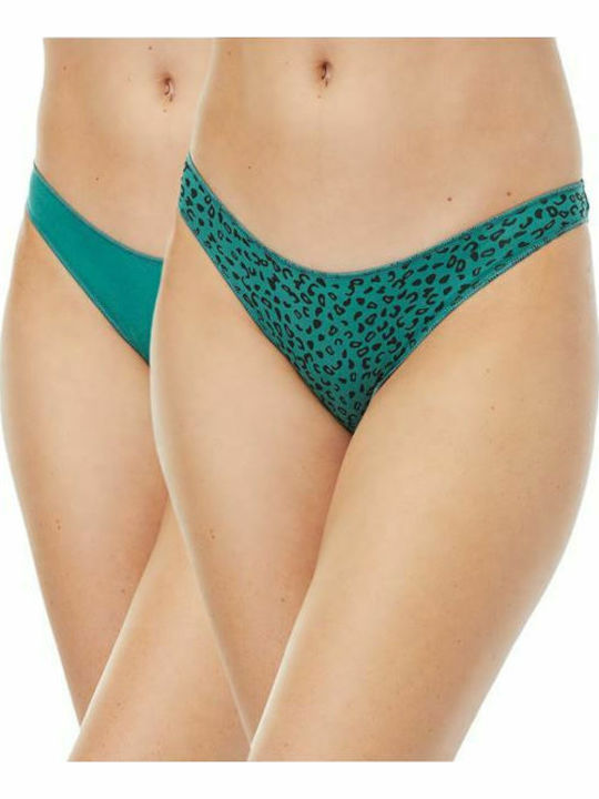 Minerva Fimelle Rio Дамско Слип 2Pack Зелени