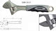 Maurer French Wrench with Adjustable Opening 20mm 250mm