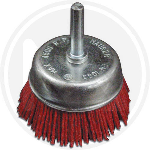 Maurer 87296 Nylon Brush Bell for Drill 75mm