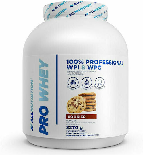 Pro Whey 100% Professional WPI & WPC Протеин от Суроватка с Вкус на Бисквити 2.27кг