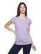 Bodymove Damen T-shirt Flieder