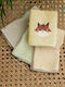 Palamaiki Set of baby towels 4pcs Fox Beige Weight 380gr/m² 9-030084-013