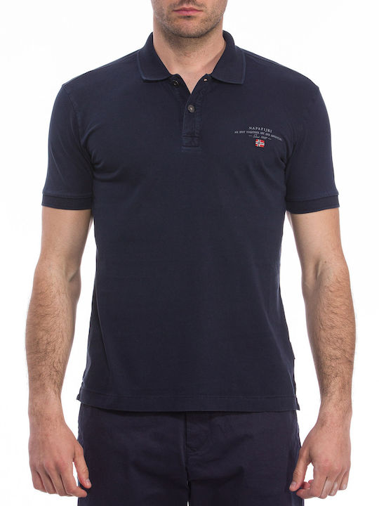 Napapijri Elbas Polo T-shirt Navy Μπλε