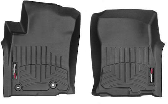 WeatherTech Front Mats 2pcs for Toyota Land Cruiser 2017-2021 Black