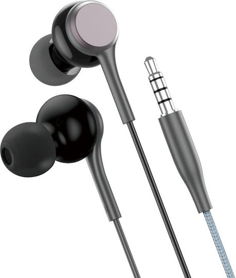 Leewello EJ-105 In-ear Handsfree με Βύσμα 3.5mm Μαύρο
