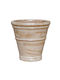 Marhome Planter Ceramic Brown 32x32x32cm.