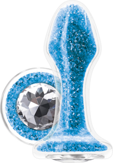 Ns Novelties Stardust Glam Πρωκτική Σφήνα Μπλε