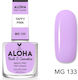Aloha MG Glossy Βερνίκι Νυχιών Μακράς Διαρκείας Λιλά 133 15ml