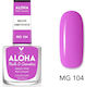 Aloha MG Glossy Βερνίκι Νυχιών Μακράς Διαρκείας Φούξια 104 15ml