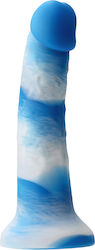 Ns Novelties Colours Pleasures Yum Yum Ρεαλιστικό Dildo Blue White 15cm