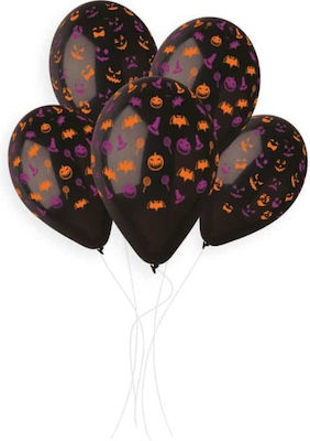 Balon Latex Halloween Negru 33buc