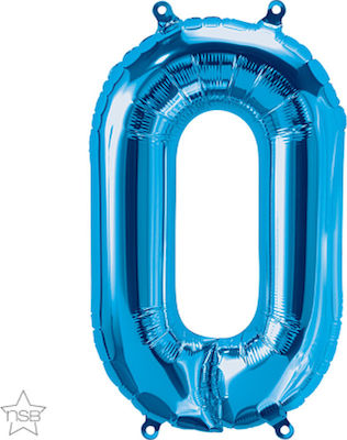 Μπαλόνι Αριθμός Φόιλ Νούμερο 0 Μπλε 41εκ