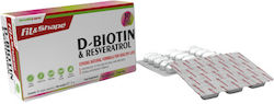 Fit & Shape D-Biotin & Resveratrol 60 κάψουλες Fit & Shape D-Biotin & Resveratrol 60 κάψουλες