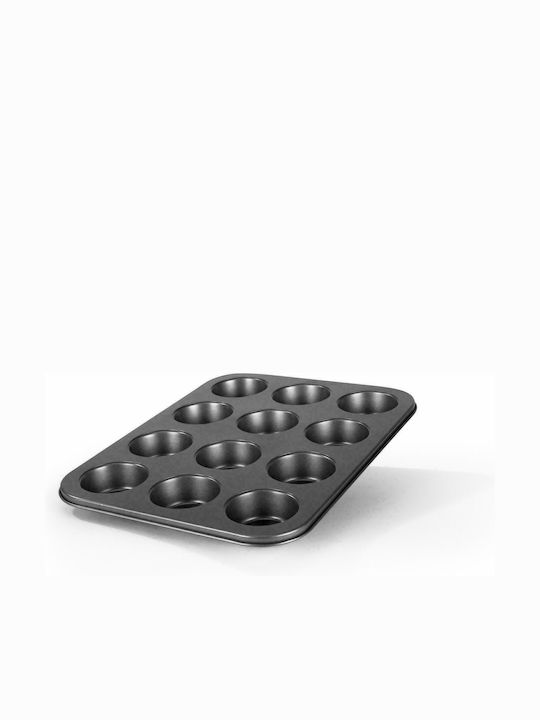 Vanora Backform Törtchen/Muffins Aluminium 12 Plätze 35x26.5x3cm 1cm