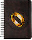 Grupo Erik Lord of the Rings Spiral Notebook A5 Bullet Journal 90 Sheets with Dots with Hard Cover and Rubber Band (Miscellaneous Designs)