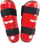 Top Ten Wako Style Shin Guards Adults Red