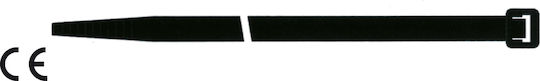 Maurer Plastic Cable Ties 200mm x 2.5mm in Black Colour (100 pcs) 88500