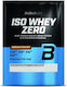 Biotech USA Iso Whey Zero With Glutamine & BCAAs Πρωτεΐνη Ορού Γάλακτος Χωρίς Γλουτένη & Λακτόζη με Γεύση Hazelnut 25gr