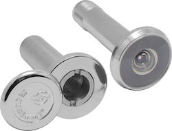 Securemme Peephole for Door Thickness 60-110mm Silver