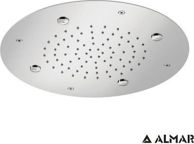 Almar Inox Round Showerhead Silver Ø38cm Temptation