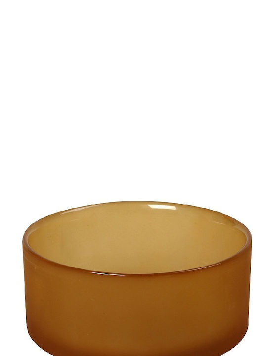 Espiel Caprice Serving Bowl Round Glass Brown w...