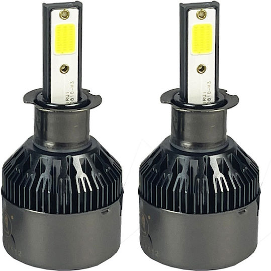 Carner Lamps Car H3 C12 5500lm LED 6000K Cold White 12-24V 36W 2pcs