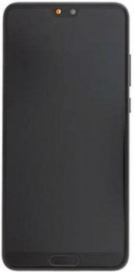 Screen with Touch Mechanism and Frame for Huawei P20 (Black)