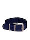 N7 Riemen aus Stoff Nato Marineblau 18mm