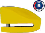 Abus 277A-Y Κλειδαριά Δισκόφρενου Μοτοσυκλέτας με Συναγερμό & Πείρο 10mm Κίτρινο Χρώμα