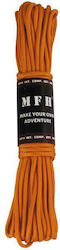 MFH Paracord Nylon Σχοινί Διαμέτρου 15mm με Μήκος 15m 15m Πορτοκαλί