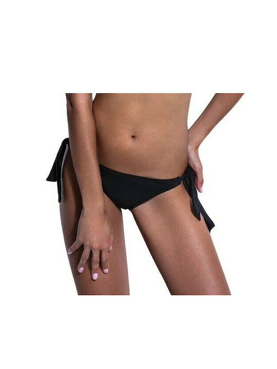 Bluepoint Solids Bikini Slip with Laces Black