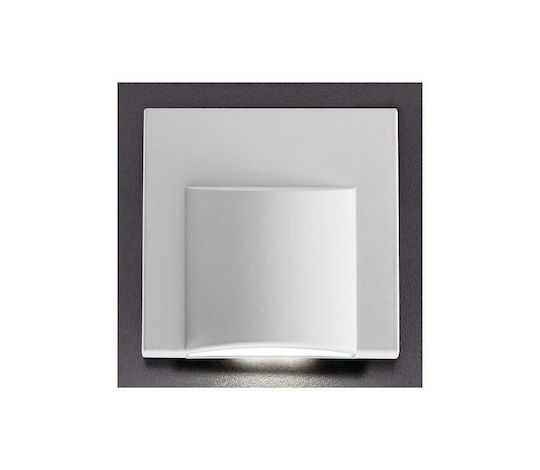 Kanlux Erinus Επιτοίχιο Εξωτερικό Φωτιστικό LED 0.8W με Θερμό Λευκό Φως
