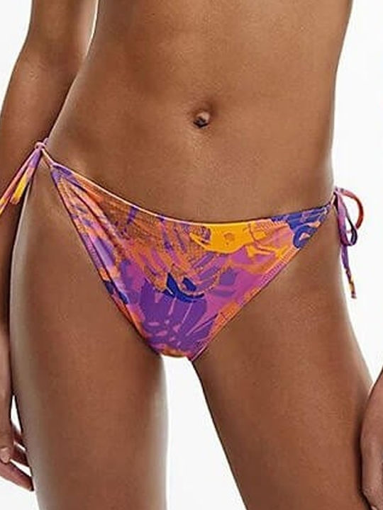 Bikini Slip with Ties Floral