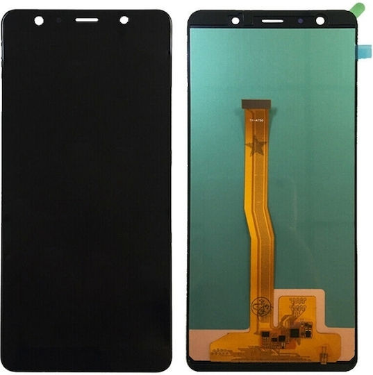 Ersatzbildschirm mit Touch-Mechanismus für Galaxy A7 2018 Schwarz