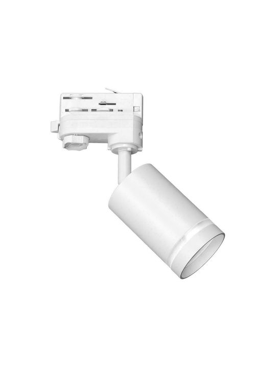 Eko Light Pipe Μονό Σποτ με Ντουί GU10 σε Λευκό...